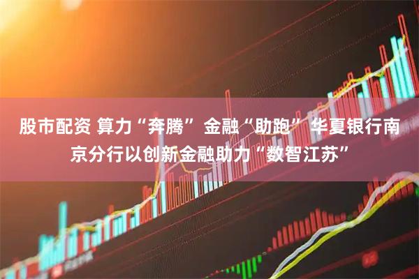 股市配资 算力“奔腾” 金融“助跑” 华夏银行南京分行以创新金融助力“数智江苏”
